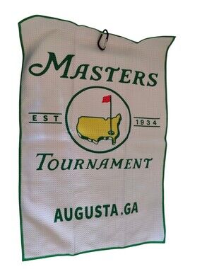 Masters Golf Tournament waffle-weave golf towel
